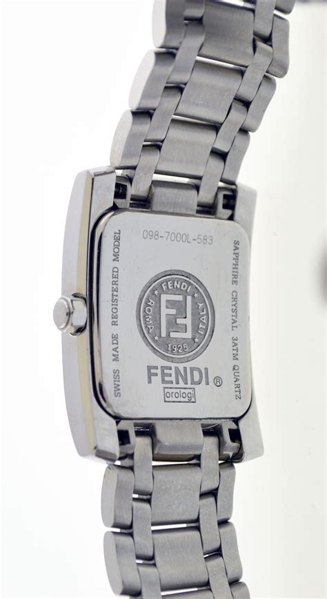 fendi 7000l water|Fendi 7000L 21.5mm Stainless Steel Diamond Bezel MOP Dial .